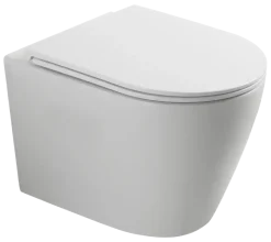 Atlantic hangend toilet Joey mat wit