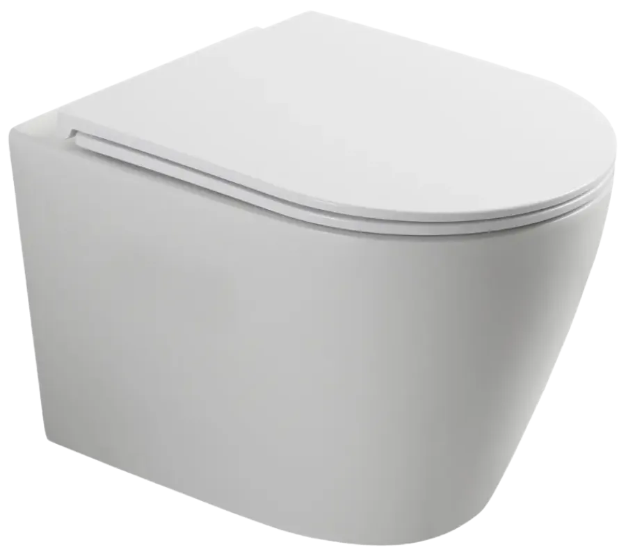 Atlantic hangend toilet Joey mat wit