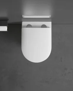 Atlantic hangend toilet Wesley wit