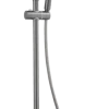 Atlantic regendoucheset Asher met handdouche 3 standen en thermostaatkraan gunmetal - hartafstand kraan 15 cm