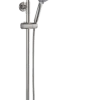 Atlantic regendoucheset Asher met handdouche 3 standen en thermostaatkraan RVS - hartafstand kraan 15 cm
