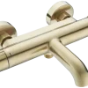 Atlantic thermostatische badkraan Colin goud 15 cm