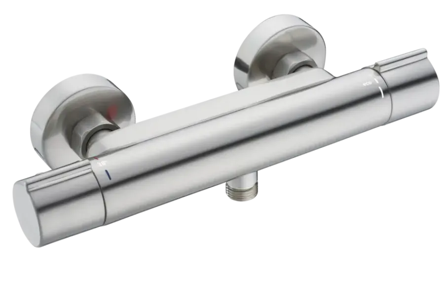 Atlantic thermostatische douchekraan Colin RVS 15 cm