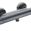 Atlantic thermostatische douchekraan Colin gun metal 15 cm