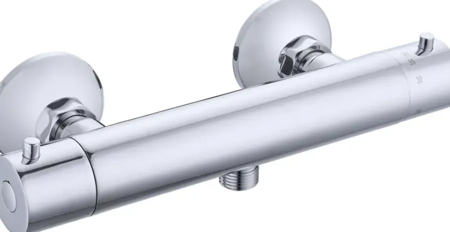 Atlantic thermostatische douchekraan Oscar chroom 15 cm