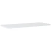 Atlantic wastafelblad Tova mat wit 120 cm