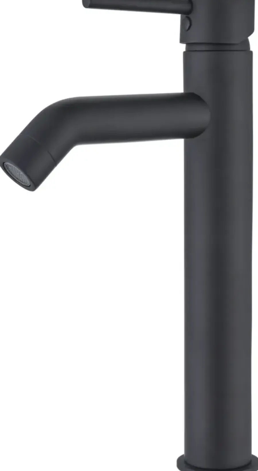 Atlantic wastafelkraan hoge uitloop Oscar zwart