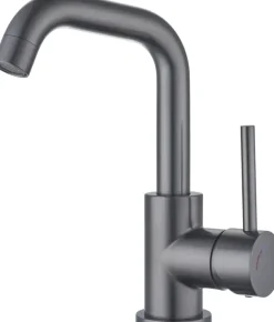 Atlantic wastafelkraan Olivier gun metal