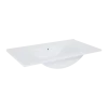 Atlantic wastafel Kyra wit keramiek 80 cm