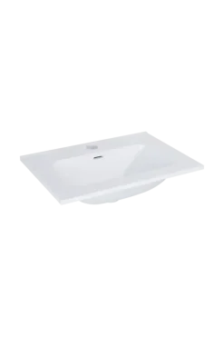 Atlantic wastafel Skappa wit keramiek 60 cm