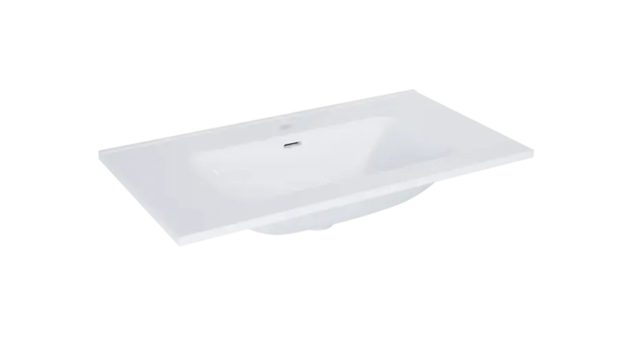 Atlantic wastafel Skappa wit keramiek 80 cm