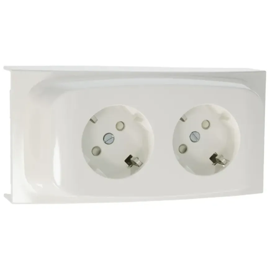 Attema contactdoos leidinggootsysteem K40 wit