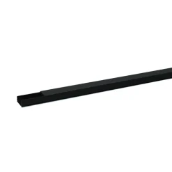Attema snoergoot 20x10mm zwart 2 meter