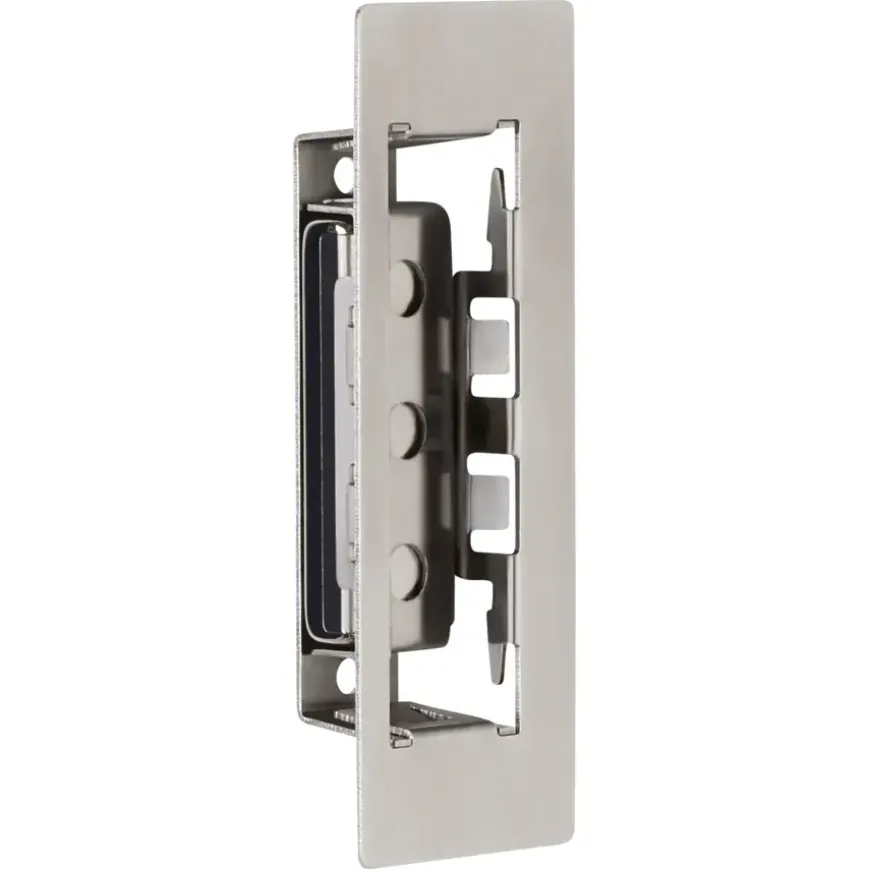 ATZ Magneet insteekslot badkamerslot/wc-slot met RVS voorplaat Doorn 50mm