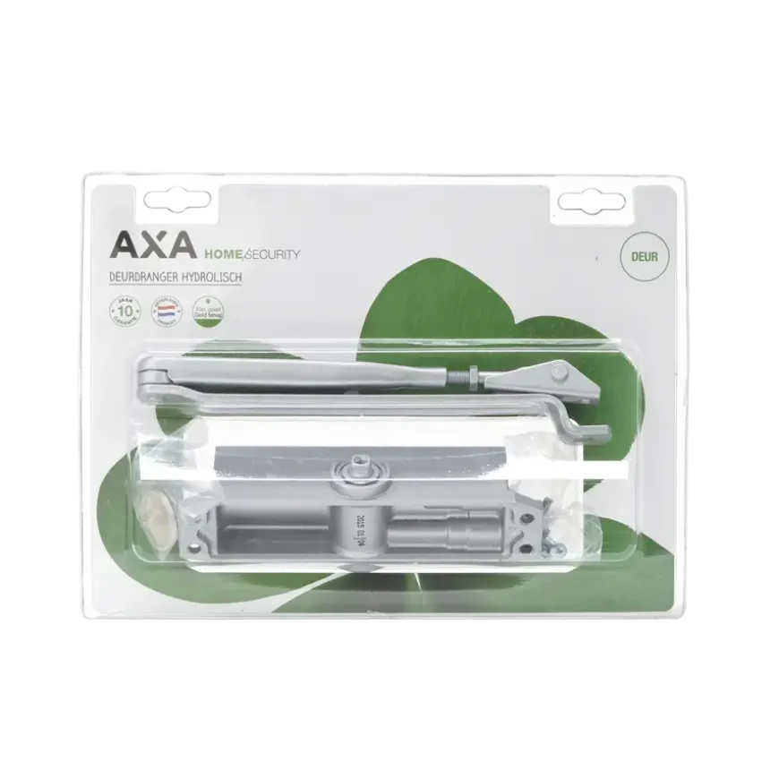 AXA deurdranger met schaararm tot 80kg zilver