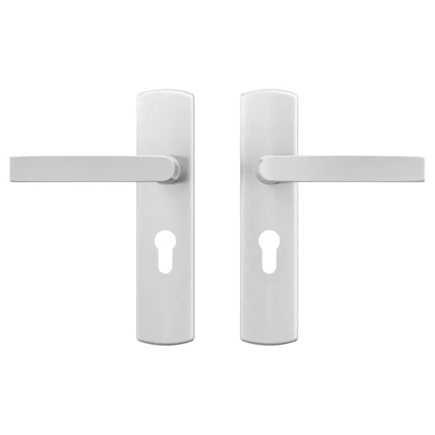 AXA deurkrukset Curve Blok aluminium blindschild sleutelgat PC55