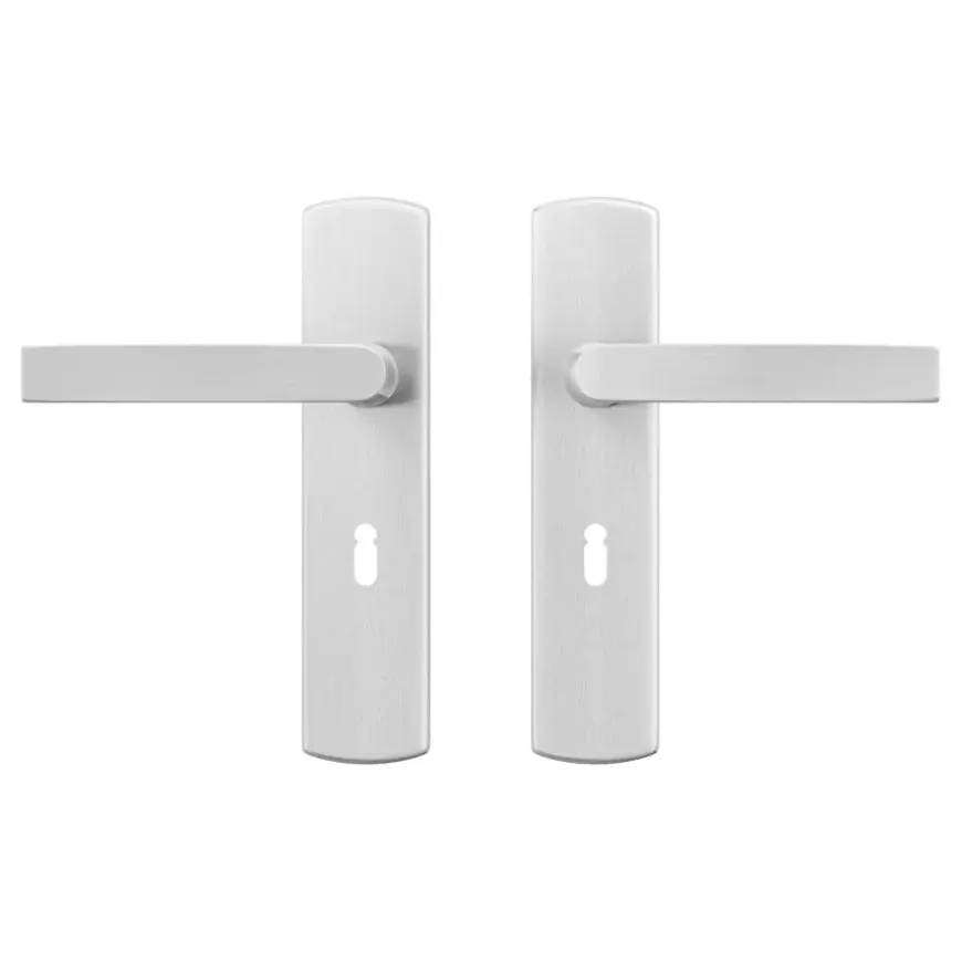 AXA deurkrukset Curve Blok aluminium blindschild klaviersleutel