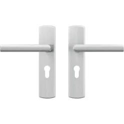 AXA deurkrukset Curve Milan aluminium blindschild sleutelgat PC55