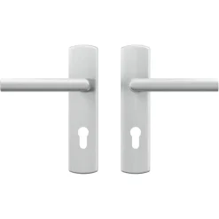 AXA deurkrukset Curve Milan aluminium blindschild sleutelgat PC72