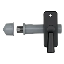 AXA inboorgrendel doornmaat 50mm zwart incl sluitkom