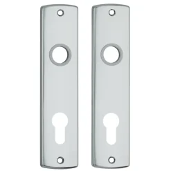 AXA langschild binnendeur aluminium kruk/cilinder 72 mm