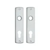 AXA langschild binnendeur aluminium kruk/cilinder 72 mm