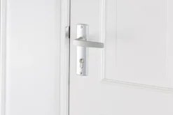 AXA langschild binnendeur aluminium kruk/cilinder 72 mm