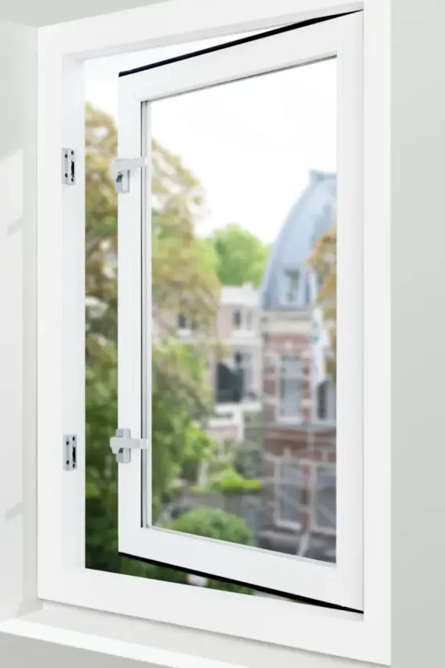 AXA Raamsluiting design met nok rechts aluminium