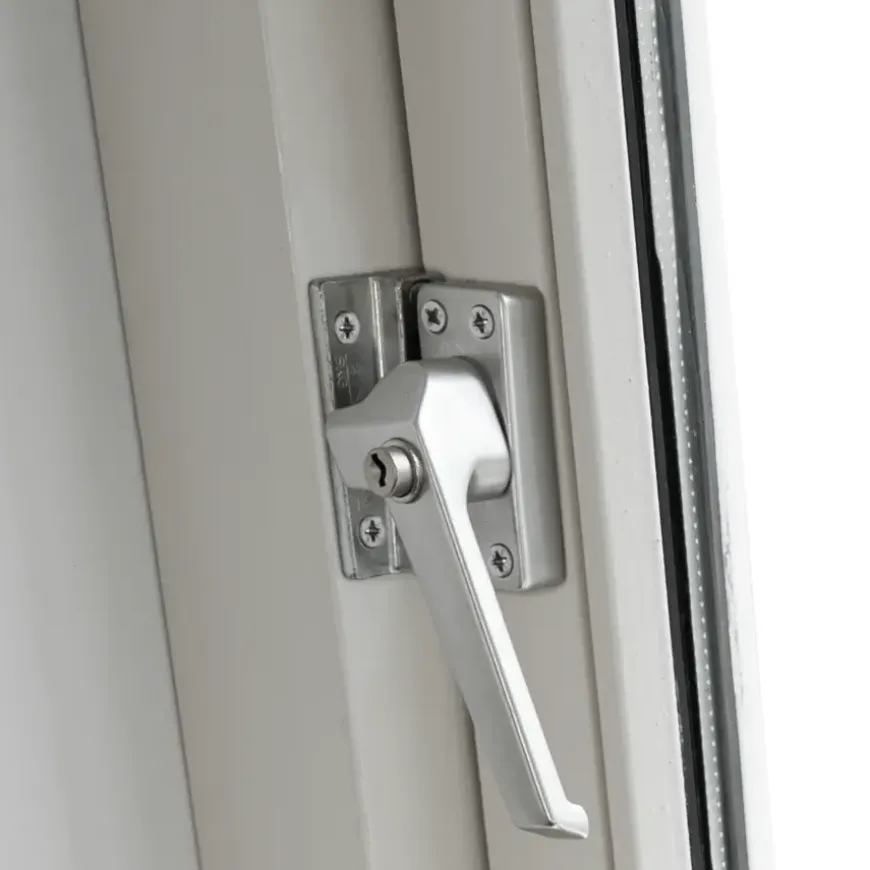 AXA raamsluiting met slot SKG 1-ster rechts aluminium buitendraaiend
