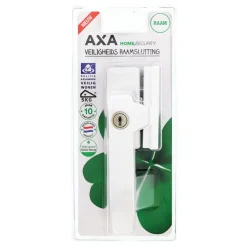 AXA raamsluiting met slot SKG 1-ster links wit buitendraaiend
