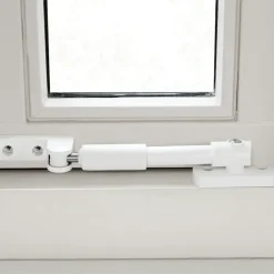 AXA telescopische raamuitzetter wit 20 cm buitendraaiend