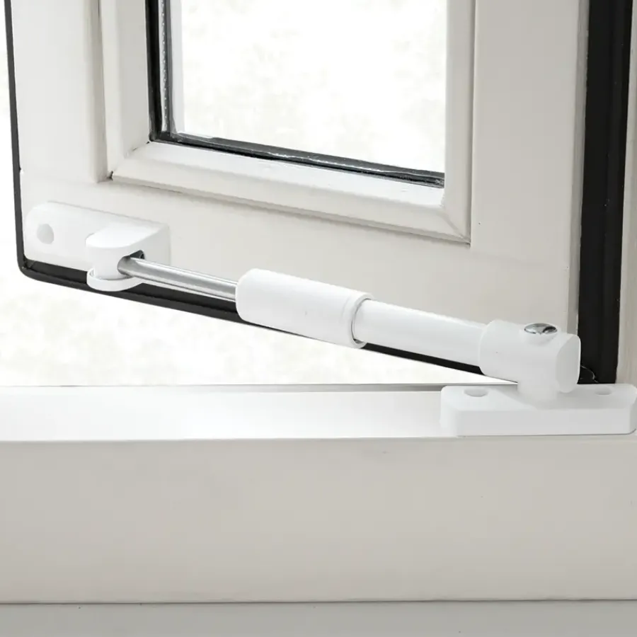 AXA telescopische raamuitzetter wit 20 cm buitendraaiend