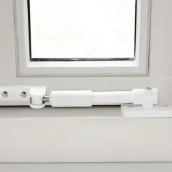 AXA telescopische raamuitzetter wit 20 cm buitendraaiend