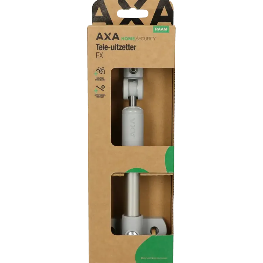 AXA telescopische raamuitzetter grijs 20 cm buitendraaiend