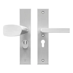 AXA veiligheidsbeslag Edge voordeur aluminium langschild met SKG 3-sterren 55 mm