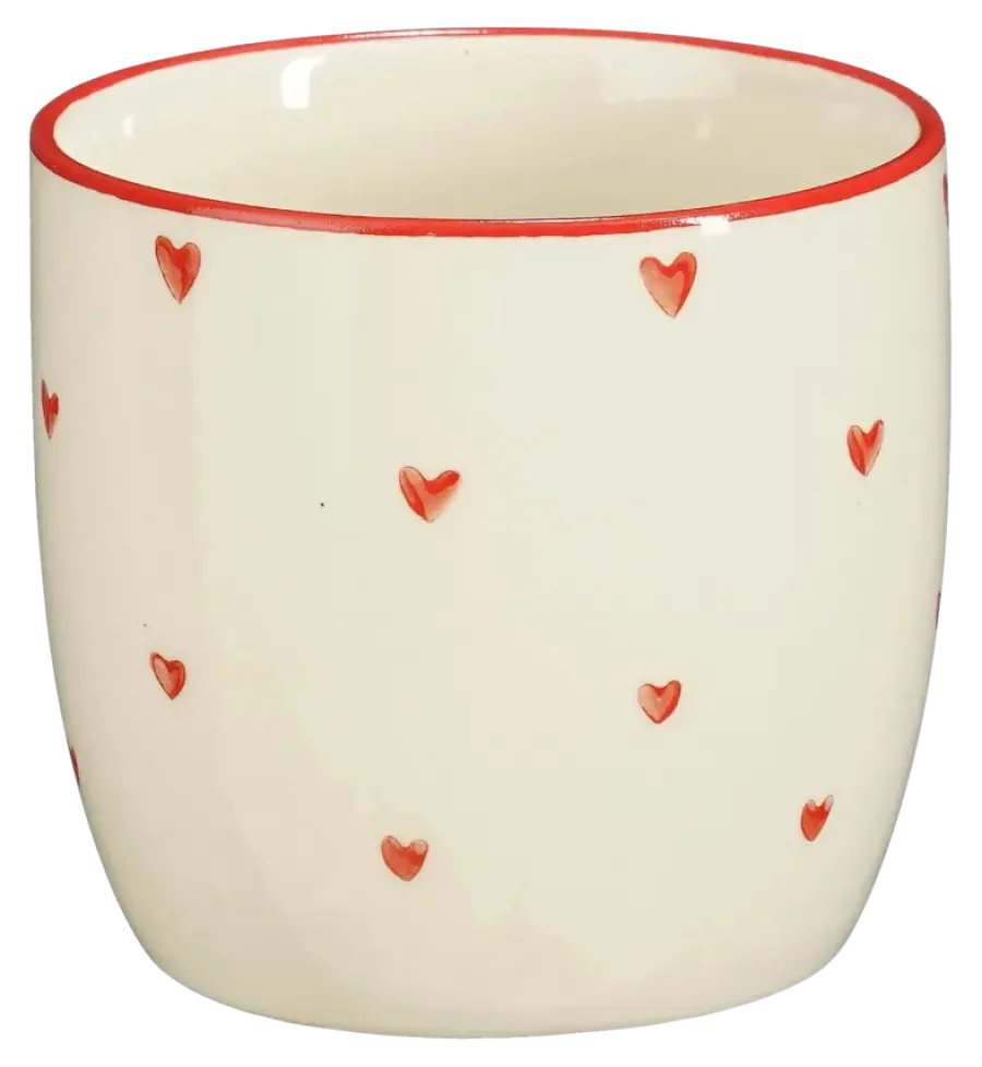 Geen Beker donker rood - h9xd9cm