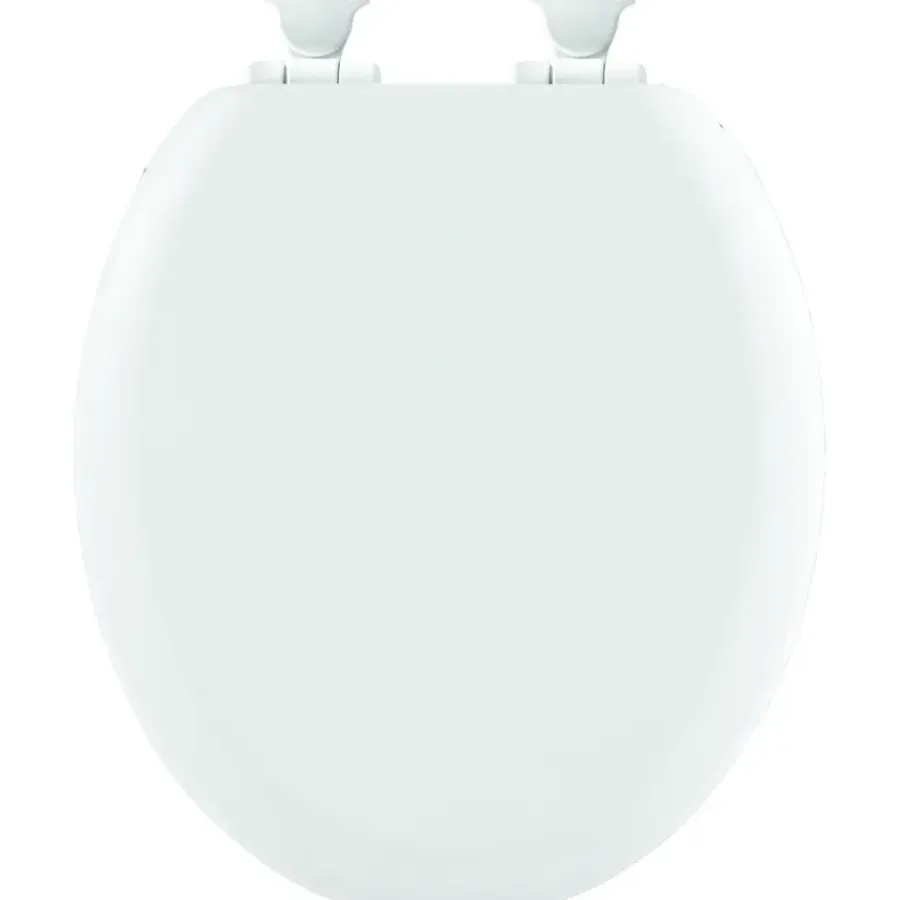 Bemis Chicago wc bril hout wit met softclose en quick release