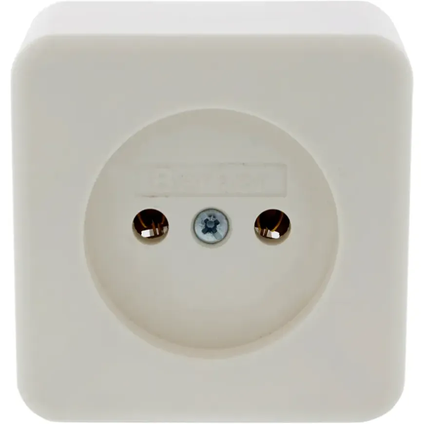 Berker Opbouw Enkel Stopcontact Wit