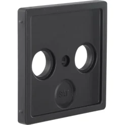 Berker Q1 Centraalplaat Radio/TV Antraciet