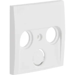 Berker S1 Centraalplaat Radio/TV Wit