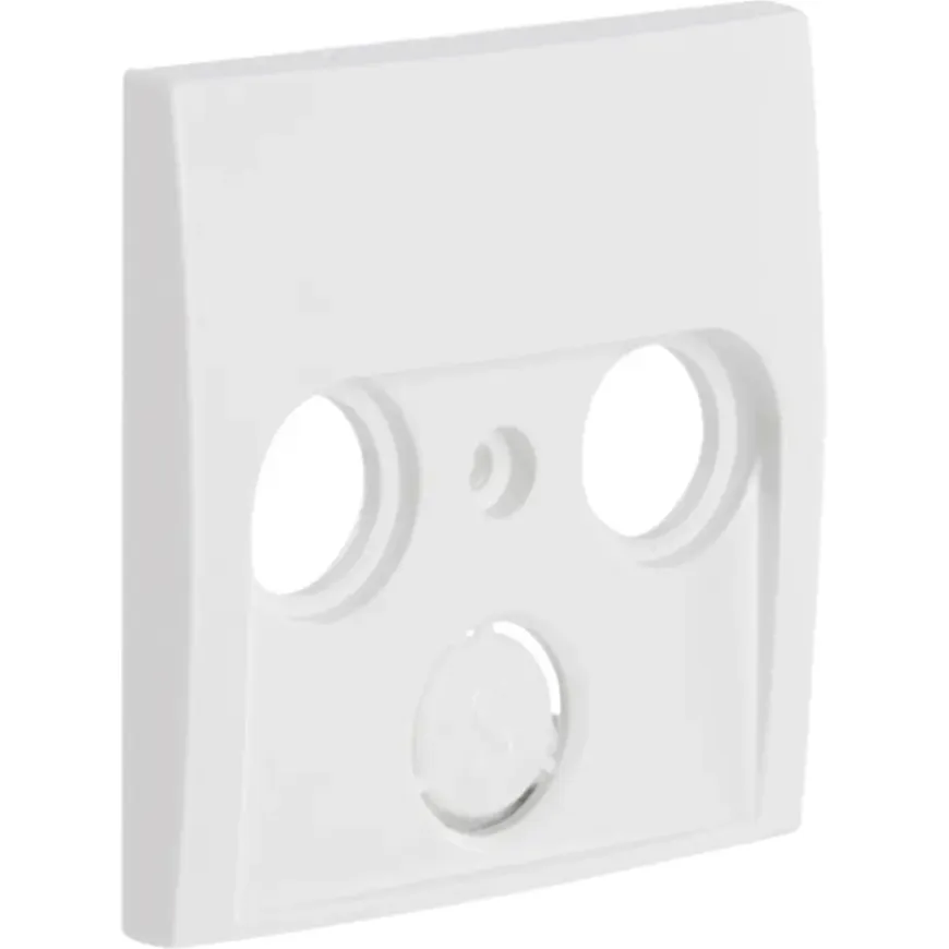 Berker S1 Centraalplaat Radio/TV Wit