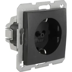 Berker S.1 enkel geaard stopcontact antraciet