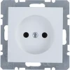 Berker S.1 Enkel Stopcontact Wit