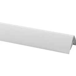 Binnenhoek voor kunststof schroot, lengte 270 cm wit