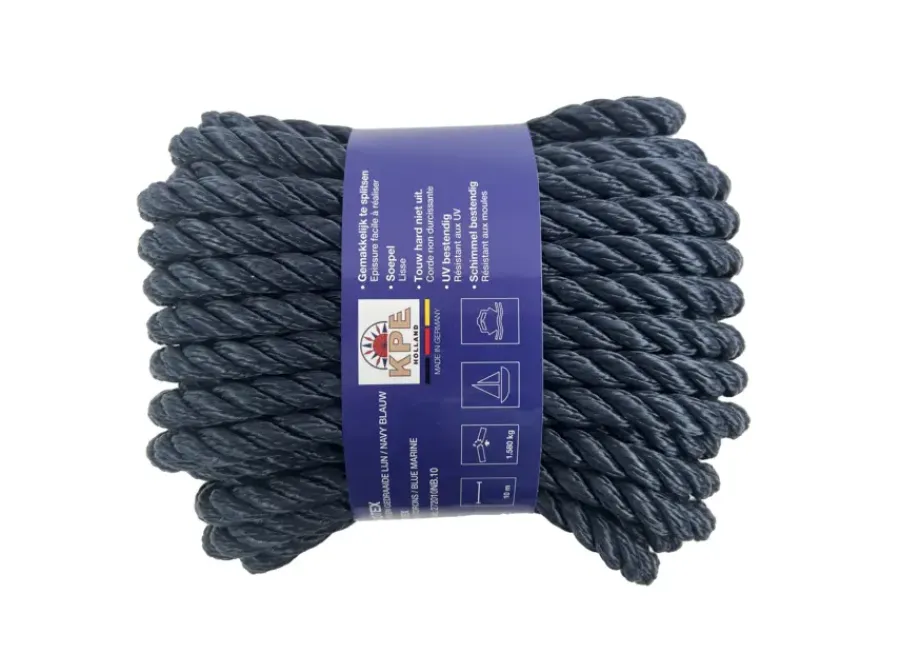 Seilflechter BIROTEX 10MM GEDR NAVY BLAUW 10MTR