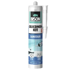 Bison siliconenkit wit 300 ml