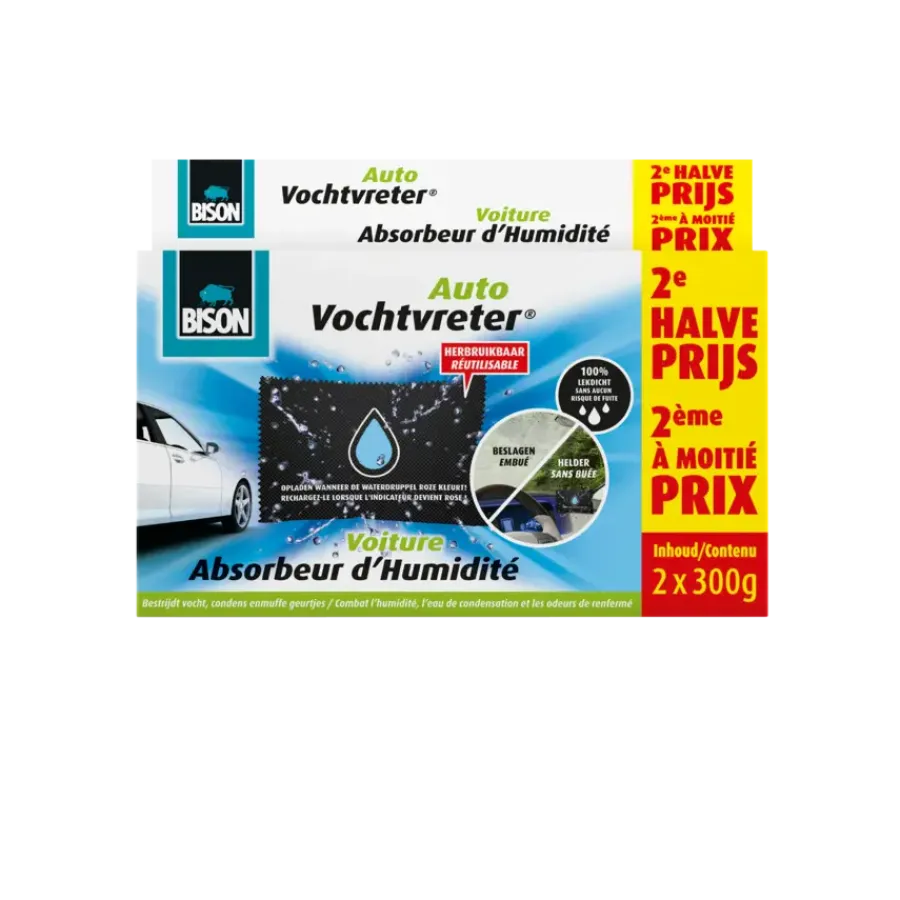 Bison vochtvreter auto duo promo 300 g