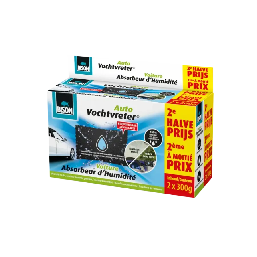 Bison vochtvreter auto duo promo 300 g