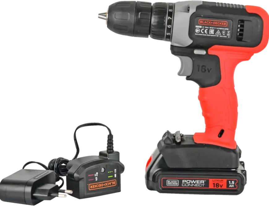 BLACK+DECKER accuboormachine BCD001C2AFC-QW + 72-delige accessoireset