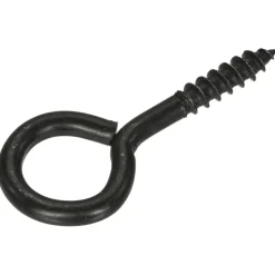Blackline schroefoog zwart 3.45x20/10 mm 6 stuks